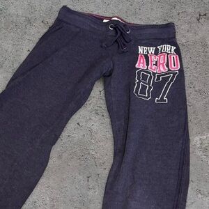 Aeropostale LOW-RISE Y2K Sweatpant Capri Pants